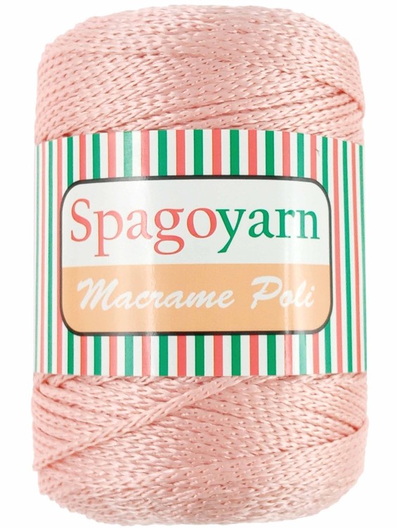 Sznurek Spagoyarn Macrame Poli 070 łososiowy