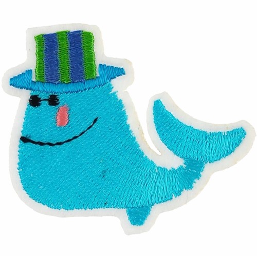 Naprasowanka Wieloryb 50x40 mm