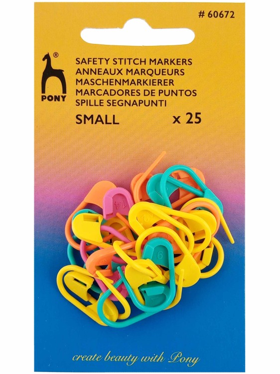 Znaczniki oczek agrafki małe PONY