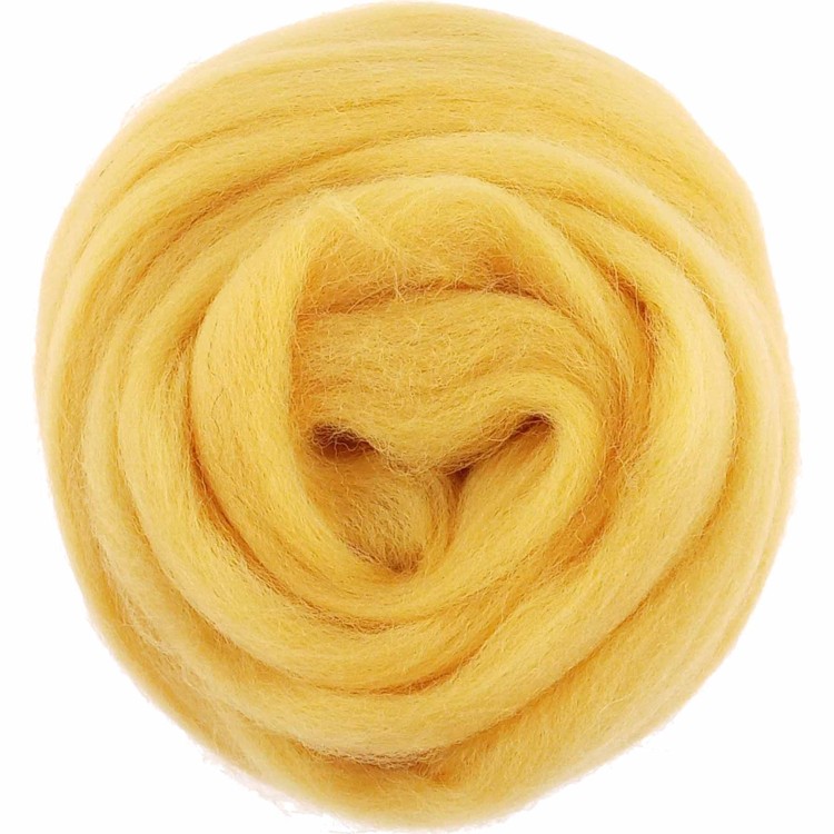 Wełna czesankowa 25g żółty