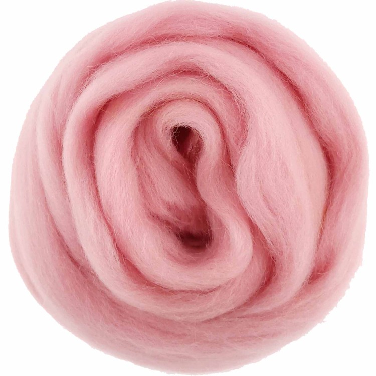 Wełna czesankowa 25g różowy