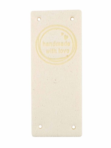 Handmade with love 5x2 ecru