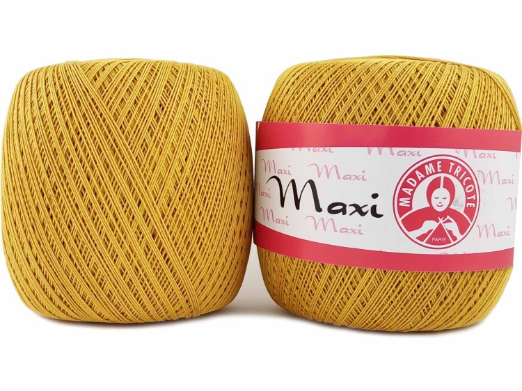 Kordonek Madame Tricote Paris Maxi 4940 musztardowy