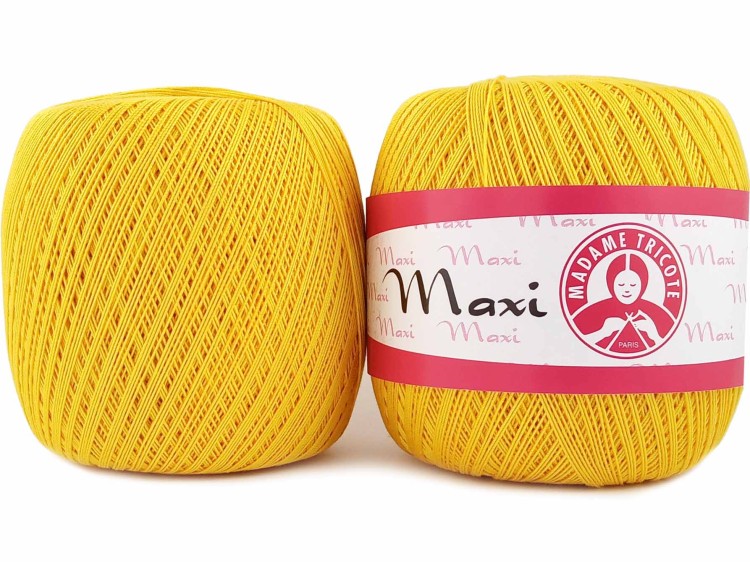 Kordonek Madame Tricote Paris Maxi 6347 żółty