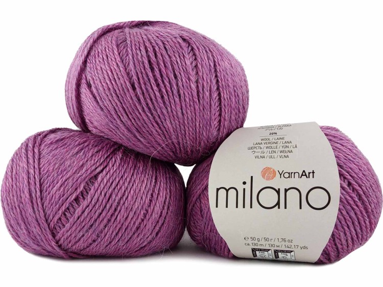 Włóczka YarnArt Milano 861 wrzosowy