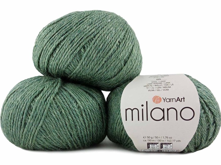 Włóczka YarnArt Milano 875 szałwiowy