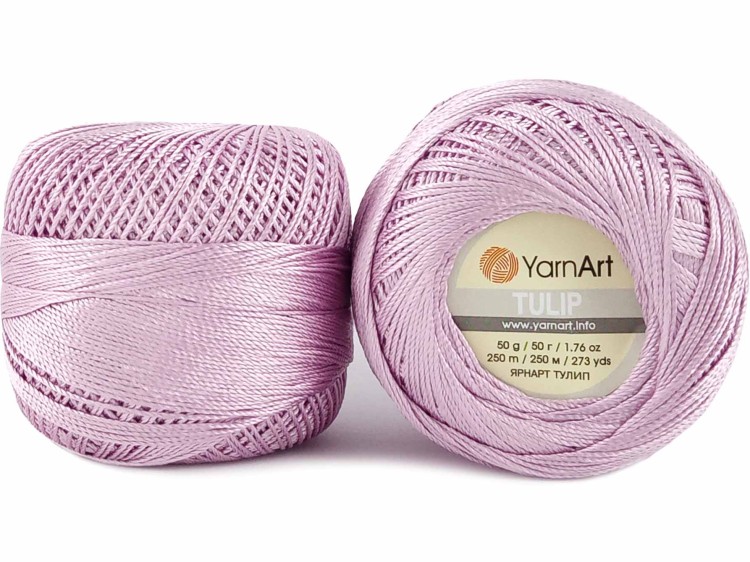 Kordonek YarnArt Tulip 429 pastelowy wrzos