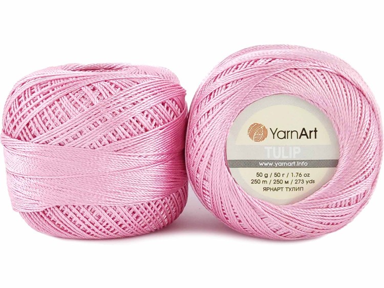 Kordonek YarnArt Tulip 416 brudny róż