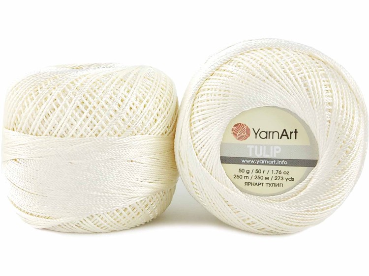 Kordonek YarnArt Tulip 402 ecru