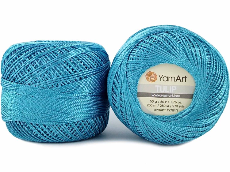 Kordonek YarnArt Tulip 480 turkusowy