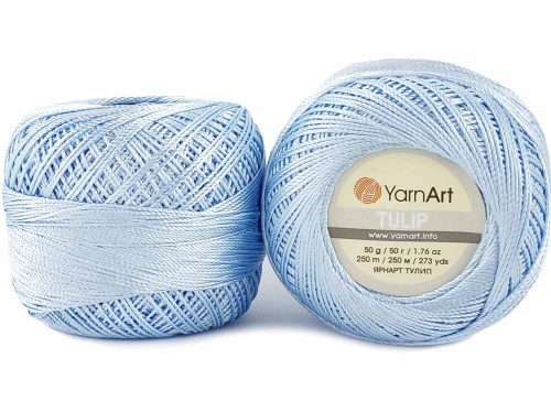 Kordonek YarnArt Tulip 407 błękitny