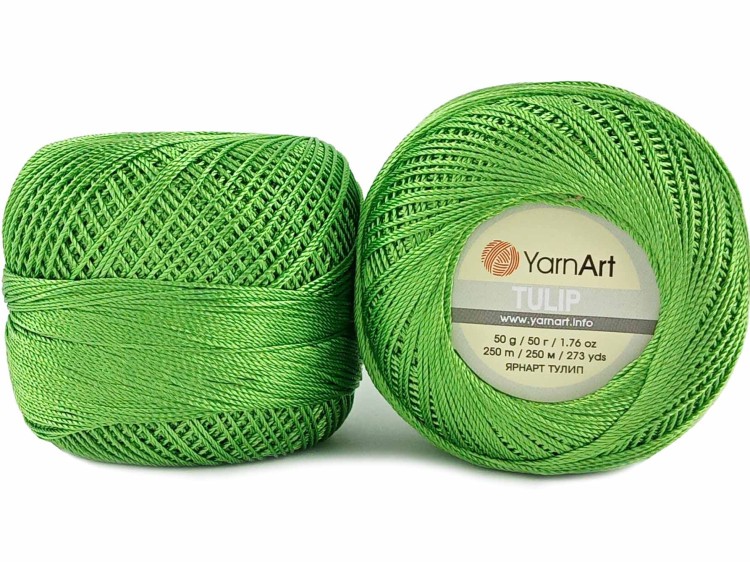Kordonek YarnArt Tulip 481 zielony
