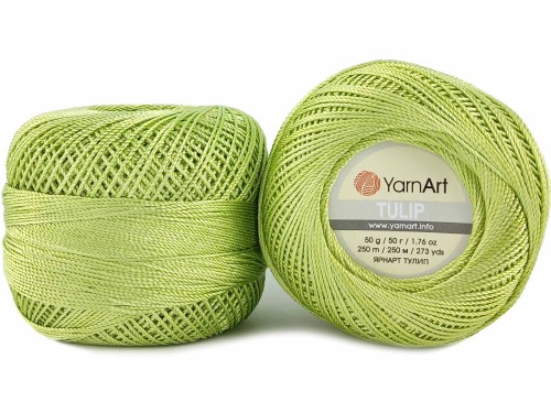 Kordonek YarnArt Tulip 424 jasny zielony
