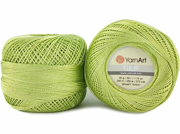 Kordonek YarnArt Tulip 424 jasny zielony