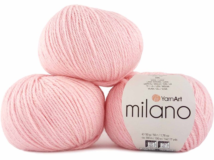 Włóczka YarnArt Milano 859 różowy