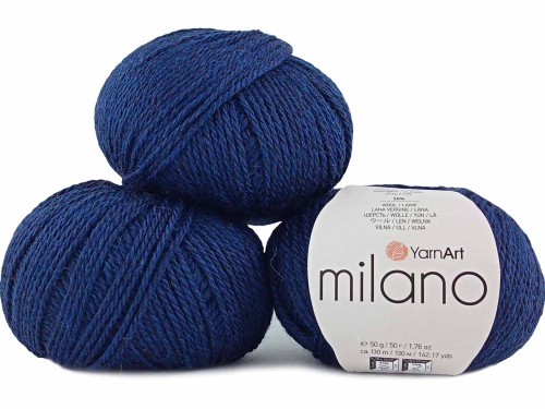 Włóczka YarnArt Milano 877 granatowy