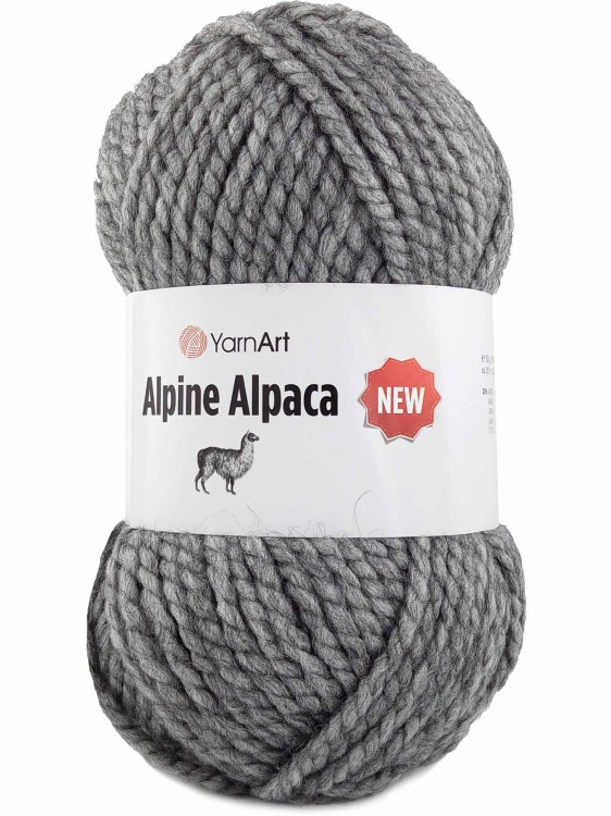 Włóczka YarnArt Alpine Alpaca New 1447 szary
