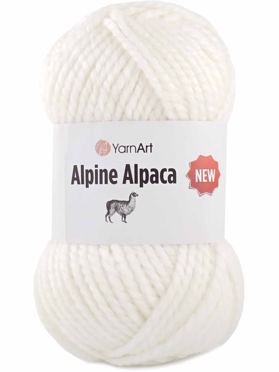Włóczka YarnArt Alpine Alpaca New 1440 biały