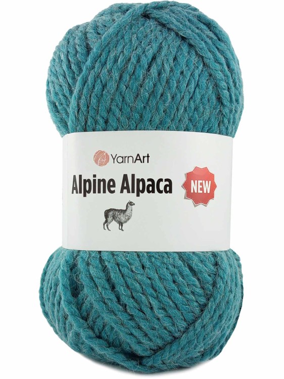Włóczka YarnArt Alpine Alpaca New 1450 patynowa zieleń