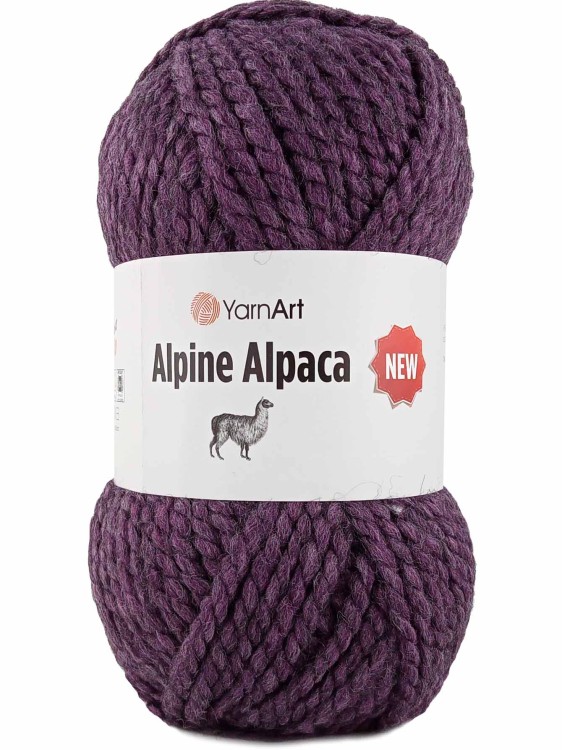 Włóczka YarnArt Alpine Alpaca New 1451 fioletowy