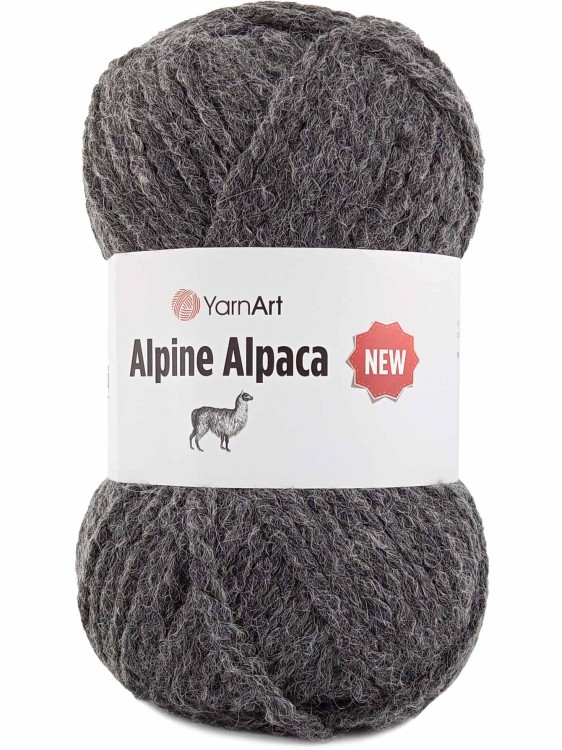 Włóczka YarnArt Alpine Alpaca New 1436 ciemny szary
