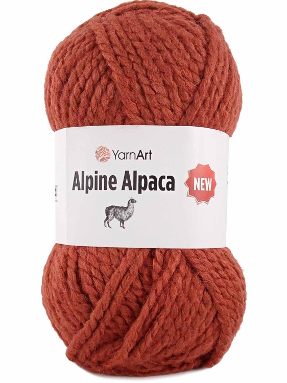 Włóczka YarnArt Alpine Alpaca New 1452 ceglany