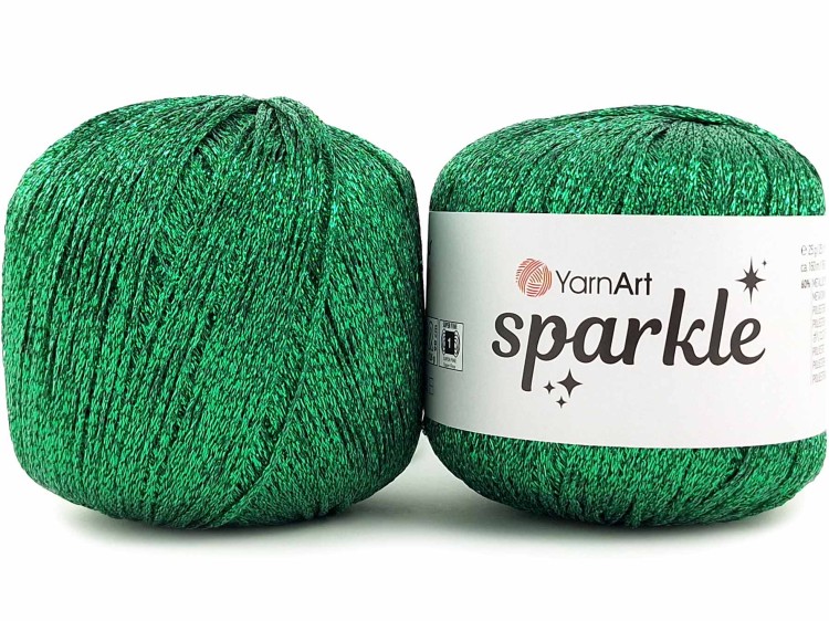 Kordonek YarnArt Sparkle 1333 zielony