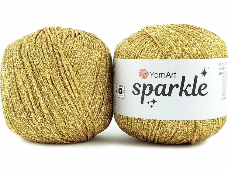 Kordonek YarnArt Sparkle 1306 złoty