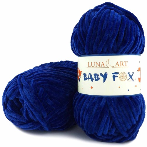 Włóczka Luna Art Baby Fox 100-68 kobaltowy