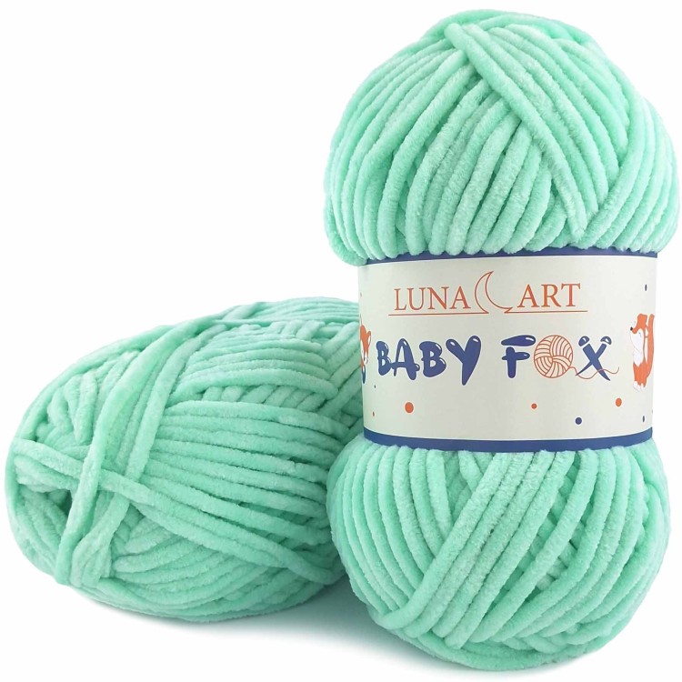 Włóczka Luna Art Baby Fox 100-57 miętowy