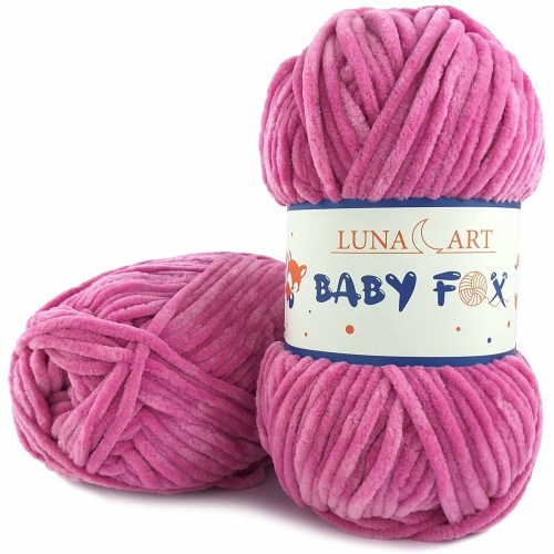 Włóczka Luna Art Baby Fox 100-61 ciemny róż