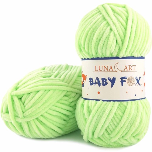 Włóczka Luna Art Baby Fox 100-47 seledynowy