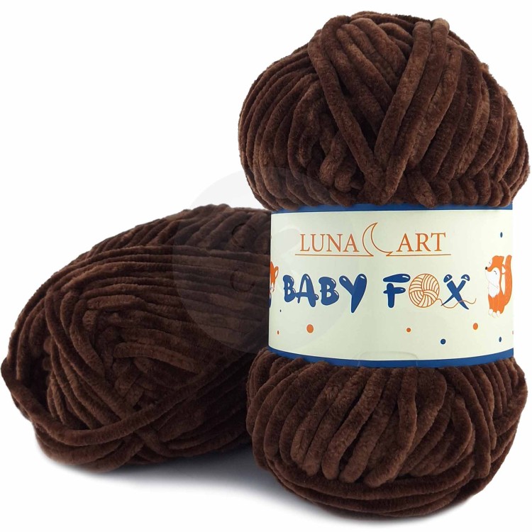 Włóczka Luna Art Baby Fox 100-41 jasny brązowy