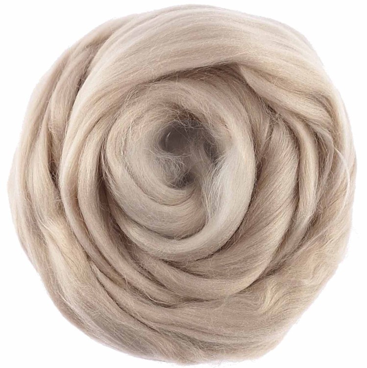 Czesanka wiskozowa 25g jasny beż