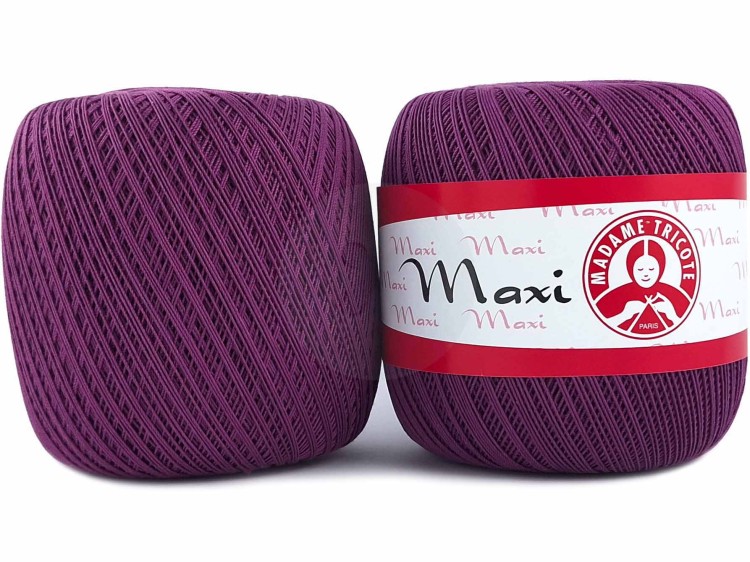 Kordonek Madame Tricote Paris Maxi 4937 ciemny fioletowy