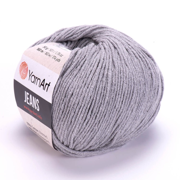 Włóczka YarnArt Jeans 46 szary