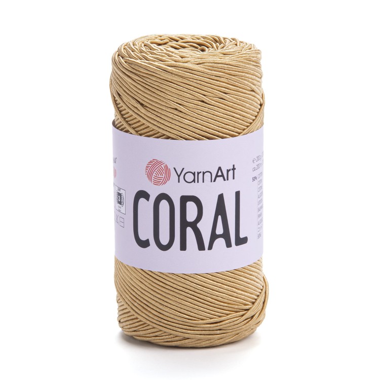 Sznurek YarnArt Coral 1903 złoty
