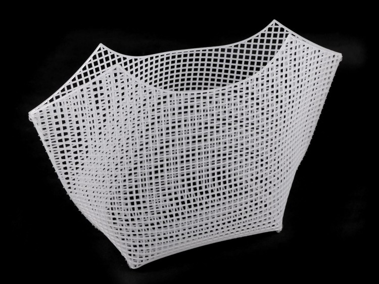 Kanwa plastikowa do torebki biała