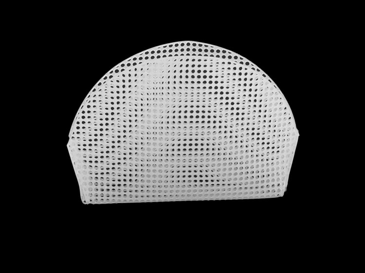 Kanwa plastikowa do torebki biała 17 x 11,5 x 3