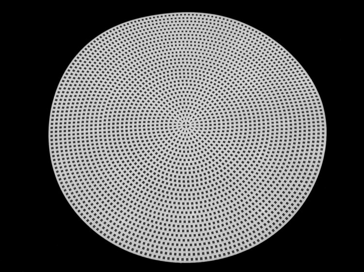 Kanwa plastikowa okrągła biała 20 - 24 cm