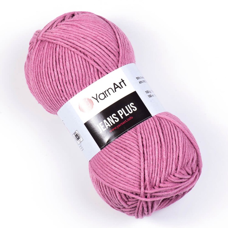 Włóczka YarnArt Jeans Plus 65 ciemny wrzosowy