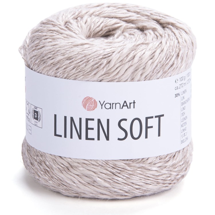 Włóczka YarnArt Linen Soft 7304 beżowy